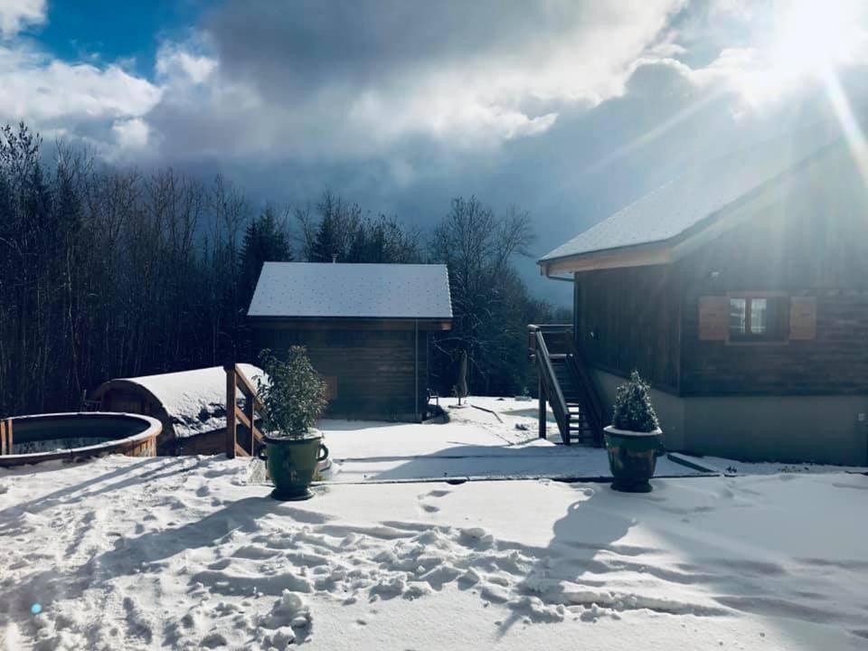 Les Chalets De Ludran Viuz-en-Sallaz Esterno foto