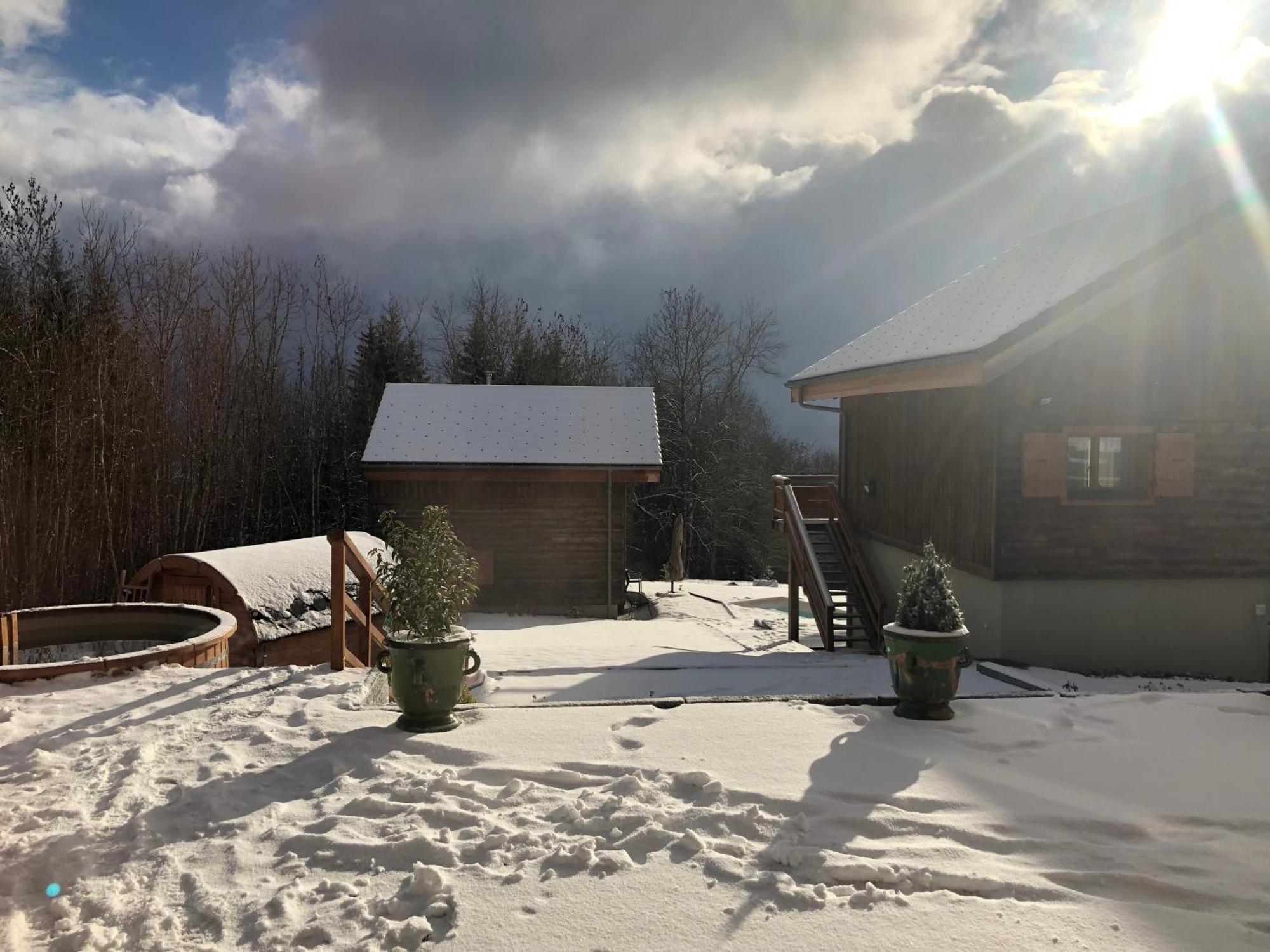 Les Chalets De Ludran Viuz-en-Sallaz Esterno foto